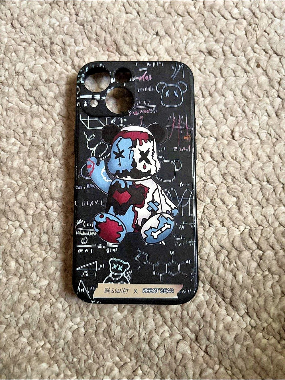 Black Graphic Phone Case